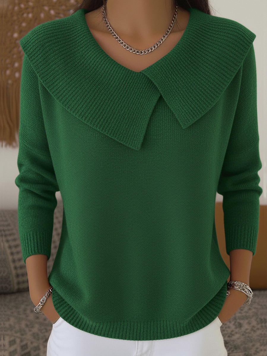Lucia | Warm Jumper with Soft Collar