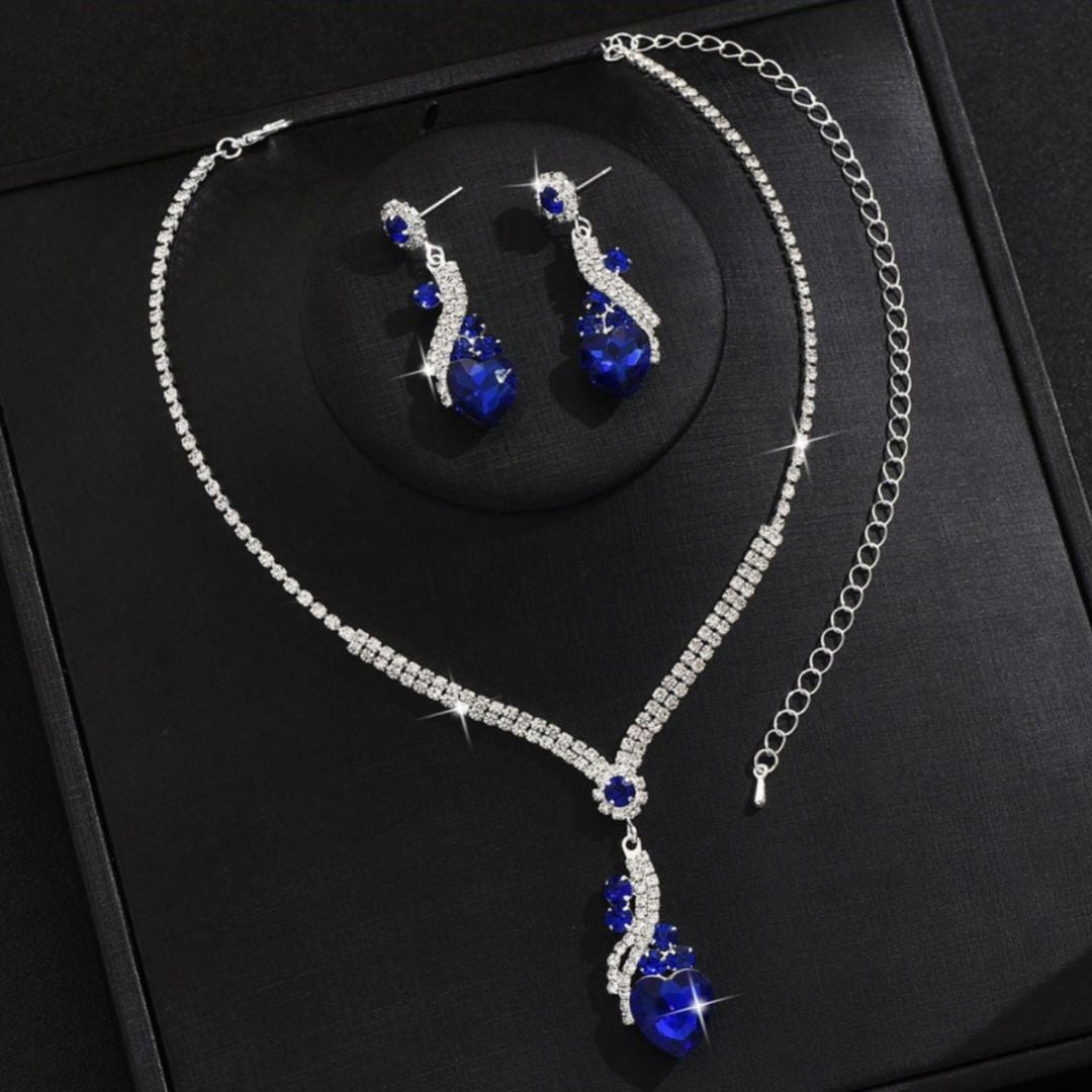 Premium Zirconia Jewellery Set
