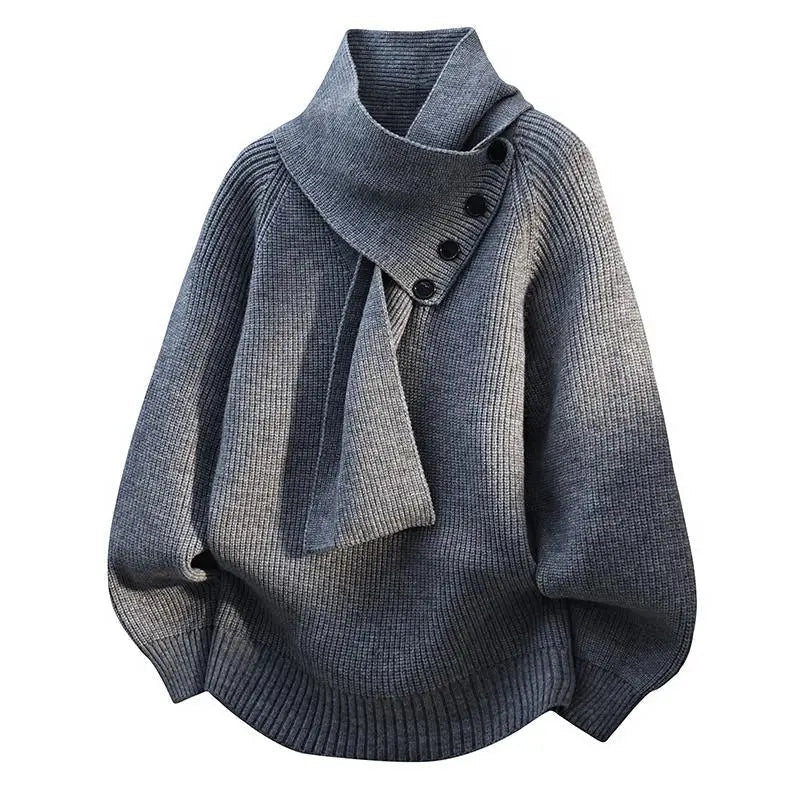 Arielle | Cozy Scarf Neck Jumper